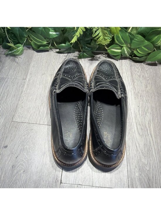 GH Bass Weejuns Larson Wingtip Lug Loafer Black Men 11.5 D main image 9